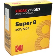 Kodak Super 8 Renkli Negatif Vısıon3 50D 7203/50 Film