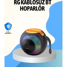 Magne Rgb LED Işıklı Güçlü Baslı Kablosuz Hoparlör - TGR8414-1360