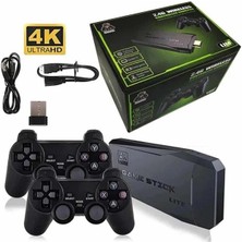 Magne Game Stick 20000 Oyun Kablosuz Çift Kol Retro Oyunlar Game Stick Atari 2.4g 4K - TGR9458-5747