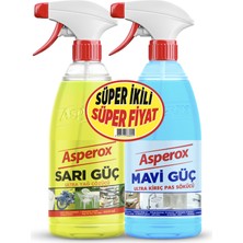 Asperox Sarı+Mavi Güç Sprey 1+1 L 4 Adet