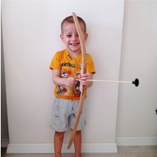 Doğal Ahşap Ok ve Yay Seti, Eğlenceli ve Güvenli Oyun Hobi Seti