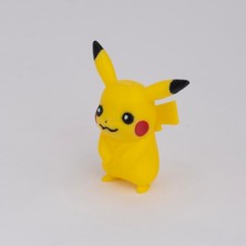 Flexilab Creative Pikachu Figürlü Anahtarlık – 3D Baskı Sevimli Sarı Karakter Mini Oyuncak Çanta Aksesuarı Hediyelik