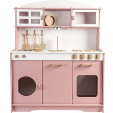 Ahşap Çocuk Mutfak Seti, Ledli, Eğlenceli ve Öğretici Oyun Seti