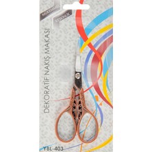 Sad Nakış Makası Dekoratif Bakır Kelebek YBL-403 Model 18