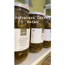 Hatay Karaca Yöresel Kaya Korugu Turşu 1200 cc Beyaz Cam Malzemeden Minimalist Tasarımlı Dekoratif Saksı