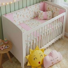 Kista Baby Bebek Uyku Seti Nevresim Takımı 70x130 Bambi Pembe