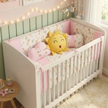 Kista Baby Bebek Uyku Seti Nevresim Takımı 80x130 Bambi Pembe
