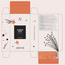 Aryene Kadınlar için  Amber Veil Debut EDT Parfüm 50 ml Amber Koku ile Ferahlatıcı Etki