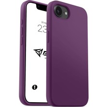 Babilden iPhone 16E Kılıf Ince Sıvı Silikon 3 Katmanlı Tam Kaplamalı Yumuşak Jel Kauçuk Kılıf Kapak