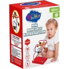 Mini Ahşap Boncuk Koordinasyon Oyunu, Eğlenceli ve Öğretici Oyun Seti