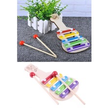 Ahşap Gitar Selefon Ksilifon Enstrüman Eğitici Oyuncak