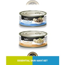 Reflex Plus Essential Uskumru & Tavuk Göğüs Kedi Maması Seti 2x70 gr