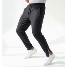 CLAW UP WORK ZIP DETAIL SCUBA JOGGER | BLACK (Paça Fermuarlı Yandan Cepli Beli Lastikli İpli Dalgıç Siyah Alt)