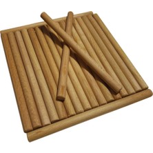 Ahşap Ritim Çubuğu 10 Çift 20 Cm, Müzik ve Eğitim Için Uygun Set