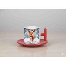 Bade Tasarım Kişiye Özel T Kulplu Kahve Fincanı