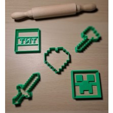 Szd Design Minecraft Yılbaşı Temalı Kurabiye Kalıbı Seti