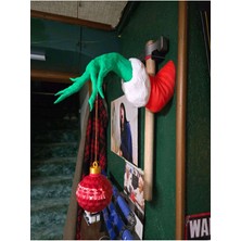 Szd Design The Grinch Temalı Yılbaşı Duvar Askı Süsü Dekorasyon