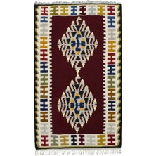 Kilim Antik El Dokuma Yahyalı Yün Kilim 0558 - Yeni - Çok Renkli