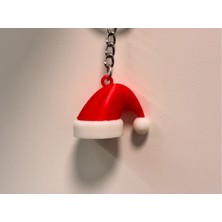 Szd Design Noel Baba Şapkası Anahtarlık / Ağaç Süsü
