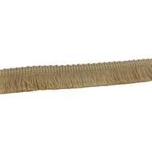 Sad Pamuk Püskül Şerit En 3 cm Bej 10 Metre