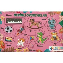 Renkli Ahşap Puzzle, Eğlenceli ve Öğretici Zeka Oyunu