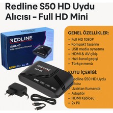 Özbience S50 Hd Full Hd Dijital Uydu Alıcısı, Kompakt Mini Tasarım, HDMI ve USB Destekli