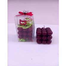 Nadire Tasarım Buble Kirmizi Mum