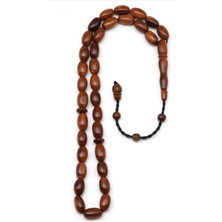 Taşmir Kuka Ağacı Tesbih 6 x 9 mm Arpa Kesim