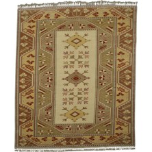 Kilim Antik 6m2 El Dokuma Bozalan Milas Yün Salon Halısı 0549 - Yeni - Çok Renkli