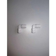 Su Arıtma Cihazı Için Iki Taraflı Quick Dirsek L 2 Adet