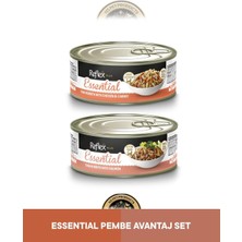 Reflex Plus Essential Ton Balık-Havuç-Tavuk & Ton Balık-Somon Kedi Maması Seti 2x70 gr