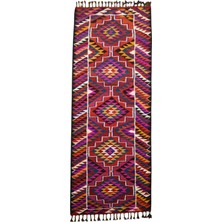 Kilim Antik El Dokuma Herki Yolluk Yün Kilim 0517 - Yeni - Çok Renkli