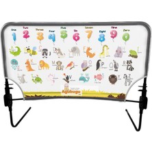 Katlanabilir Yatak Bariyeri, Sayılar ve Harfler Öğretici, 90CM