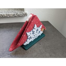 Szd Design Zarif Kar Tanesi Yılbaşı Peçetelik Standı