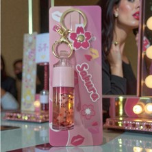 Tropikal Kokulu Işıltılı Peluş Anahtarlık, Hediyeli, Çocuk-Genç Favorisi