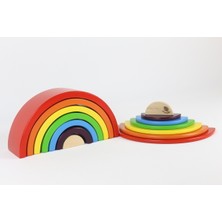 7'li Waldorf Gökkuşağı Seti, Renkli ve Eğlenceli Oyuncaklar