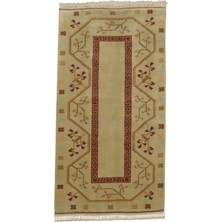 Kilim Antik El Dokuma Çiçekli Milas Muğla Yün Halı 0556 - Yeni - Çok Renkli