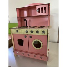 Ahşap Montessori Mutfak Seti, Kız Çocukları Için Eğlenceli Oyun Keyfi