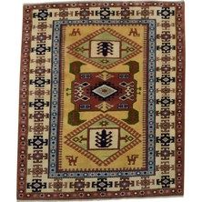 Kilim Antik El Dokuma Balıkesir Antik Yörük Yün Salon Halısı 0587 - Yeni - Çok Renkli