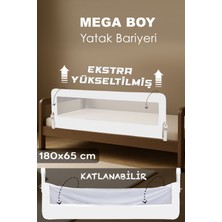 180 cm Yüksek Güvenlik Bariyeri, Katlanabilir ve Beyaz Renk