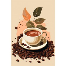 Kahve Keyfi Kanvas Tablo