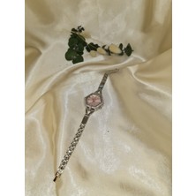 Zeym Collection Vintage Silver Hexa Kadın Kol Saati – Zarif Altıgen Kasa, Ince Bileklik Tasarım