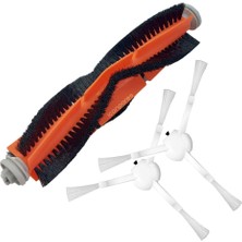 Xiaomi Ile Uyumlu Mi Robot Vakum Robot Süpürge Ana Rulo Fırça Yan Fırça 2 Adet