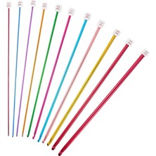 Sad Örgü Tığ Metalize 25 cm  2 Numara