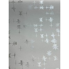 Gümüş Desenli Beyaz 16 M2 Duvar Kağıdı  86691