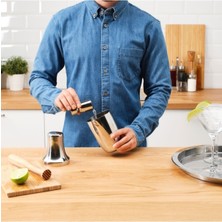 Feyza Design Şık Paslanmaz Çelik Kokteyl Seti - 3 Parça, Keyifli Sunumlar