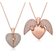 Özcömert Silver Gümüş Kalbimdeki Sır Kolye