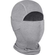 Thermoform Non Flame Master Kermel Aleve Dayanıklı Yüz Kar Maskesi, Ark Koruyucu Balaklava Gri