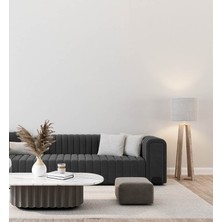 Beyaz Dikey Çizgi Detaylı 16 M2 Duvar Kağıdı 5523-1