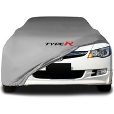 ULTRASHOP Honda Civic (2006 - 2012) Siyah Kumaş Araba Brandası Logolu Penye Branda Oto Branda